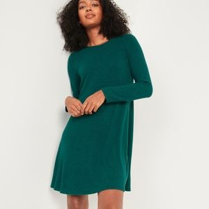 Old Navy Plush-knit Emerald Dress XL
